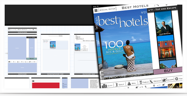 Best Hotels, application de magazine sur Ipad